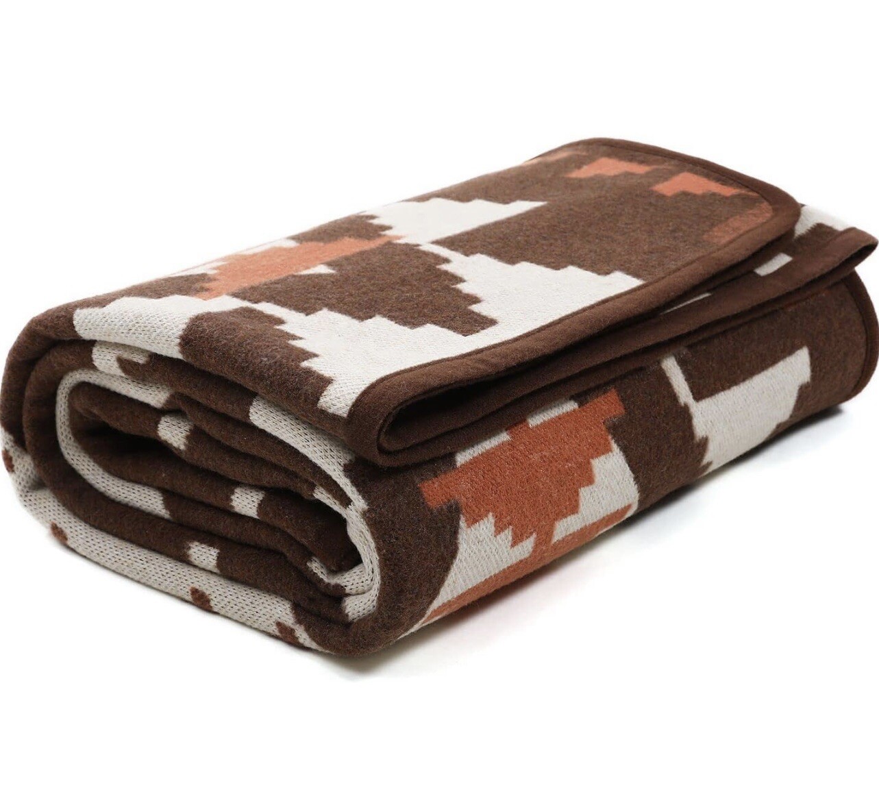 Merino Wool Camp Blanket Warm Thick Washable Large Throw Great