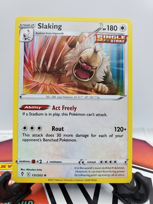 2021 Pokemon TCG Evolving Skies Series Slaking Holo Rare Card | eBay 2021 Pokemon TCG Evolving Skies Series Slaking Holo Rare Card | eBay