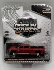 Greenlight 2018 Chevy Silverado 3500 HD Dually High Country Cajun Red 1/64