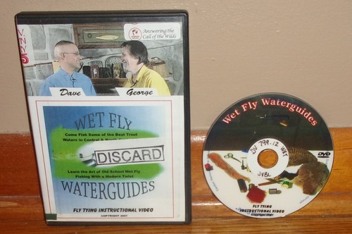 WET FLY WATERGUIDES-Trout Fishing-DAVE ALLBAUGH-GEORGE LASHINSKY-Very Rare DVD!