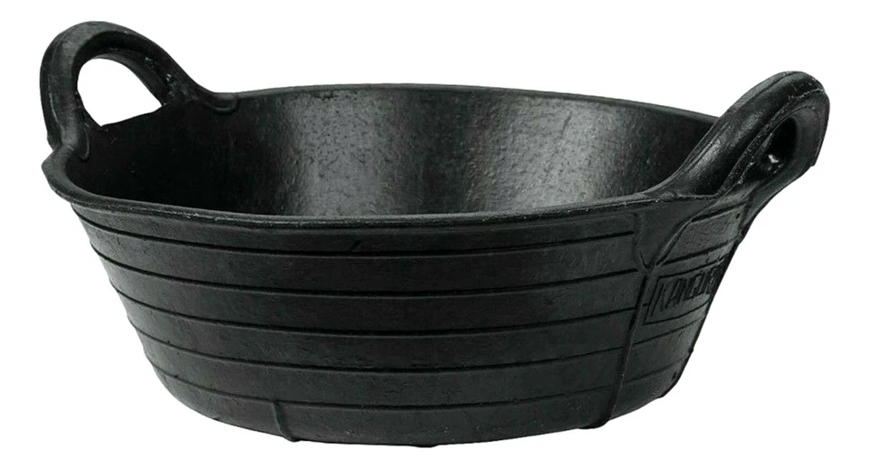 PROSTABLE Rubber Non Breakable Feed Skip Bucket Trough 11ltr Horses Ponies Donkeys