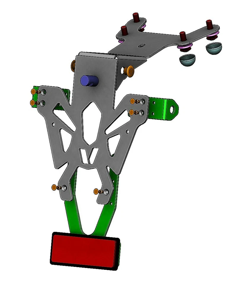 Support de plaque Yamaha XP T-MAX 530 de l'année 2017-2019 - Photo 2/4