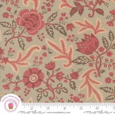 Moda ROUENNERIES TROIS 13961 14 Brown Red Roche FRENCH GENERAL Quilt Fabric