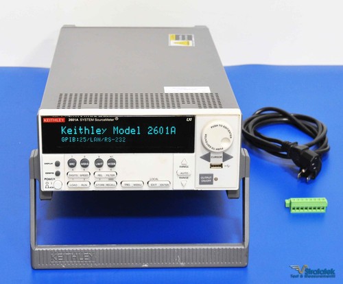 Keithley 2601A SourceMeter SMU 40V 3A (10A Pulse) NIST Calibrated