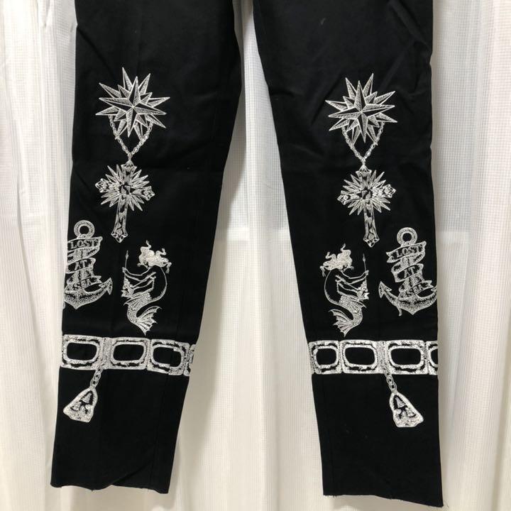 ALEXANDER McQUEEN EMBROIDERED PANTS MENS Size: 44 Not