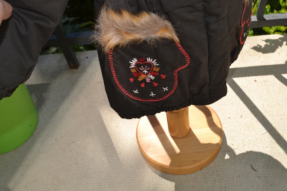 doudoune neuve catimini 18 mois capuche poche avec fourrure PROMO - Photo 4/4