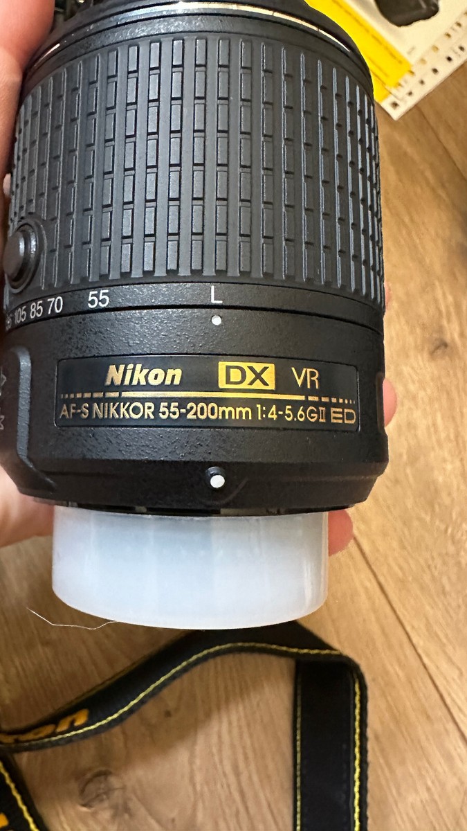 Nikon D3300 DSLR Camera Nikkor AF-S DX 18-55 & 55-200 ED VR II ED