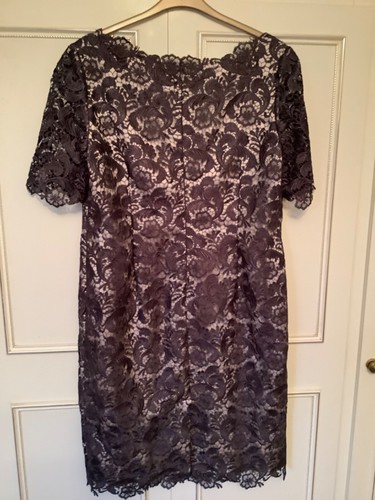 Jacques Vert Size 20 Purple Dress And Long Jacket Outfit Wedding/Occasion - Picture 6 of 8