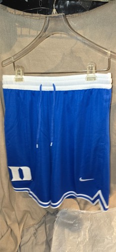 Nike Duke Blue Devils Shorts Mens Large Dri Fit Game Cut Basketball NCAA Vintage