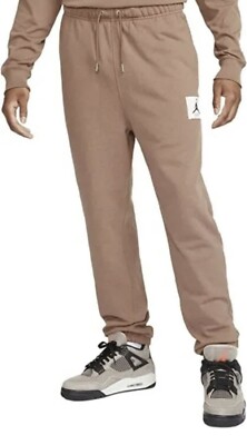 Nike Jordan Essentials Statement Fleece Pants Brown Mens Large DA9812-256