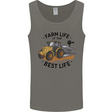 Farm Life is the Best Life Farming Farmer Mens Vest Tank Top