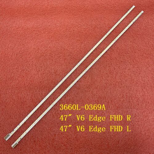 2pcs LED strip For LG 47LW5300 47PFL7606H 47LW650T 47LW450U 47LV5500 3660L-0369A - 第 2/6 張圖片