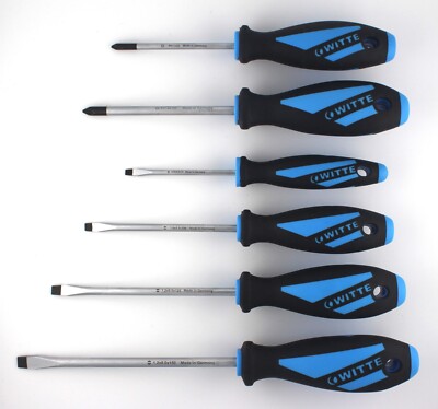 WITTE MAXX Professional screwdriver set - 6 Pieces, Slotted and Phillips