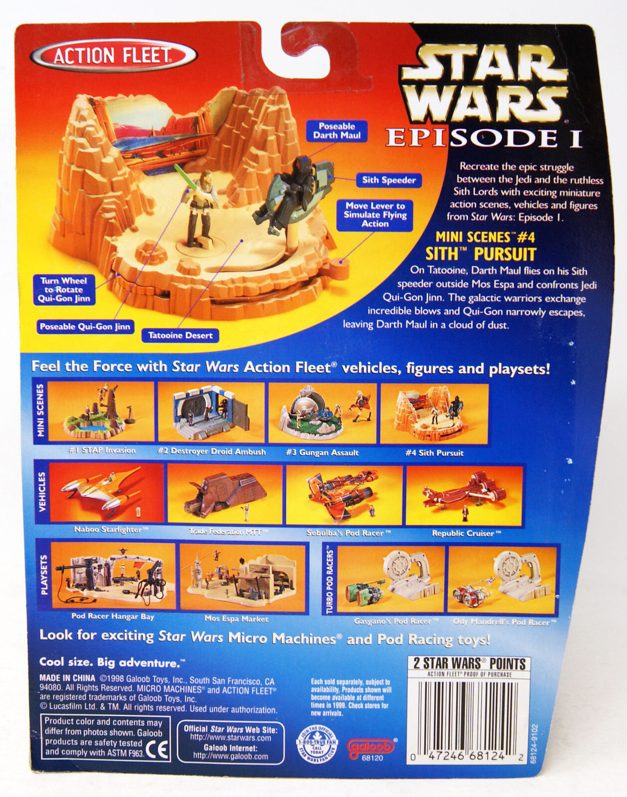 Thumbnail - Star Wars - Episode 1 - Action Fleet - Mini Scenes - 4, Sith Pursuit -