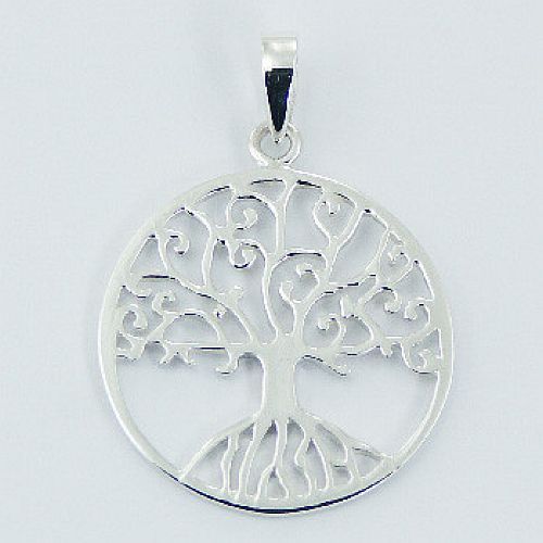 Sterling Silver Tree of Life Pendant Nature Genuine SOLID 925