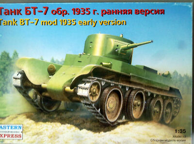 Eastern Express 35108 Tank BT-7 mod 1935 early version 1:35 Neu, Decals defekt