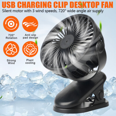 360° Drehung 3-Stufen Grow Ventilator Flexibler Schwenkbar für Zelt Grow Box Fan