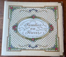 VTG 80s Scrapbook Album Frances Meyer Families Forever 24 Plastic Page Sleeve