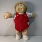 Vintage Cabbage Patch Doll Coleco Blonde/Blue Eye Boy 1985 Xavier Roberts Signed