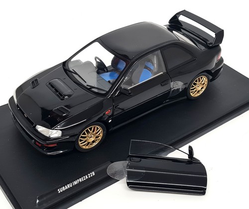 Solido 1/18 Subaru Impreza 22B Black 1998 (DOOR) Diecast model Car - Picture 11 of 13