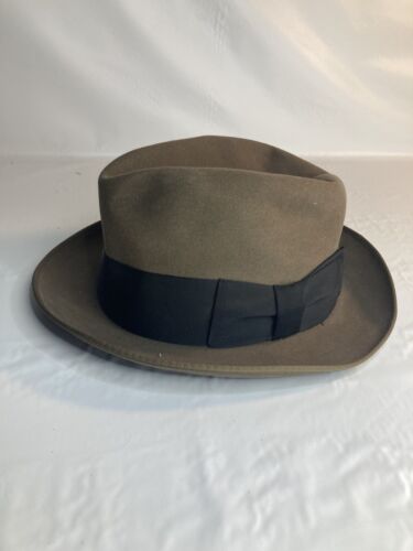 Mallory New York ariscrocat quality brown fedora hat