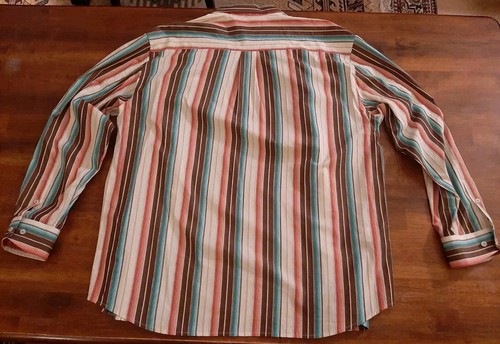Camicia Tommy Bahama adulto XXL pastello a righe bottoni manica lunga uomo - Foto 13 di 20