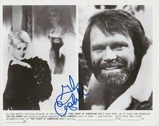 GLEN CAMPBELL SIGNED PHOTO PROMO ZSA ZSA GABOR B&W EXTREMELY RARE GEM R.I.P! 