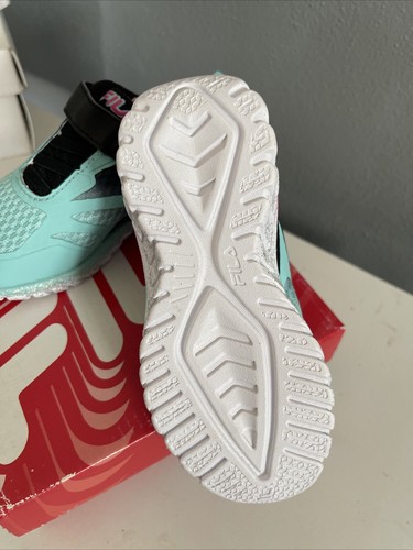 FILA Galaxia 3 Strap Shoes, Girls, Baby Size 8, mint color **NEW* - Picture 6 of 6