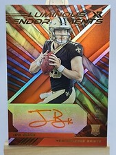Ian Book 2021 Panini XR Luminous Endorsements Orange #LUM-IBO /25 Rookie RC Auto