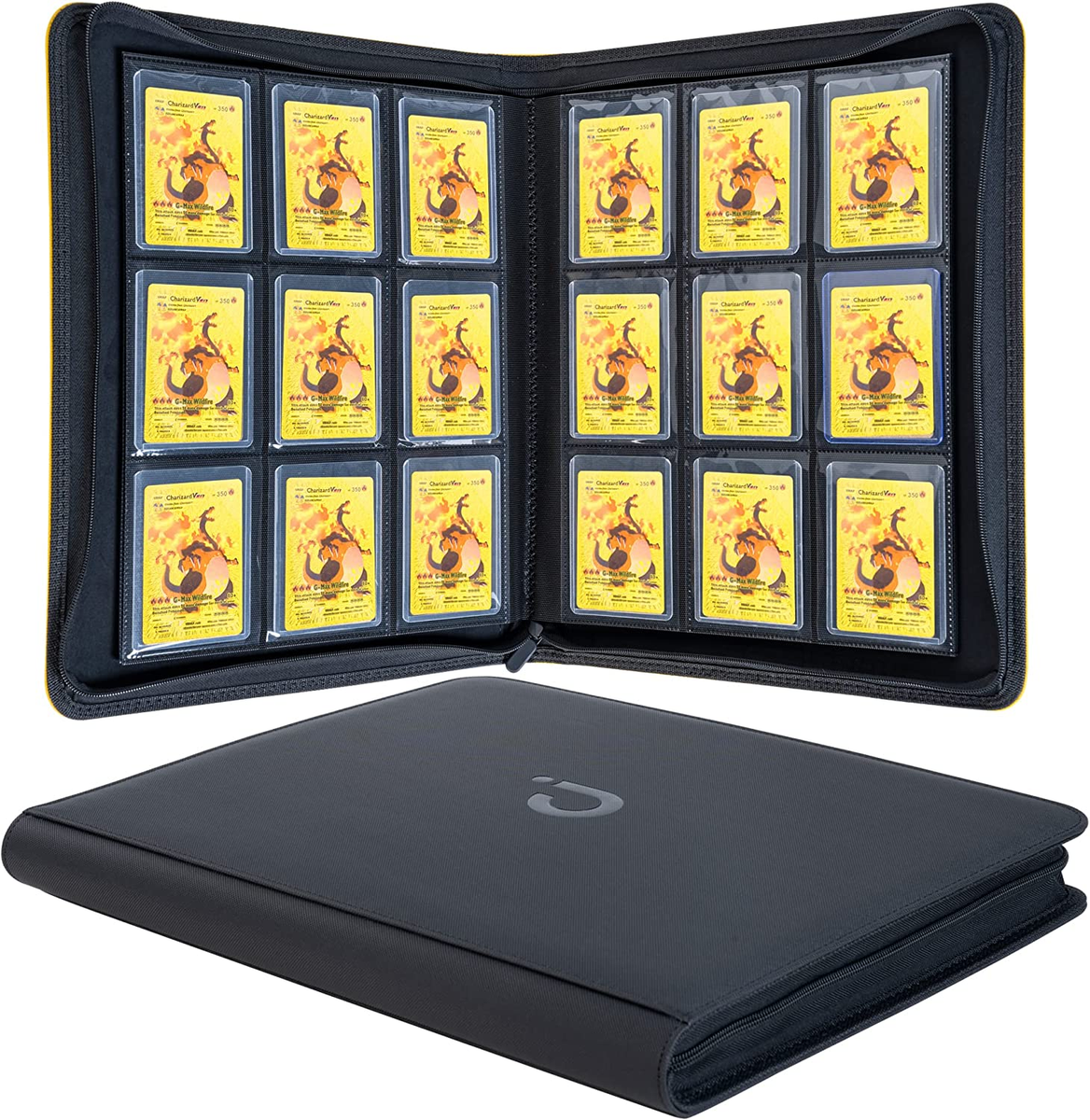 Zhufas Toploader Album - Sammelordner Für 288 Pokemon & Sportkarten