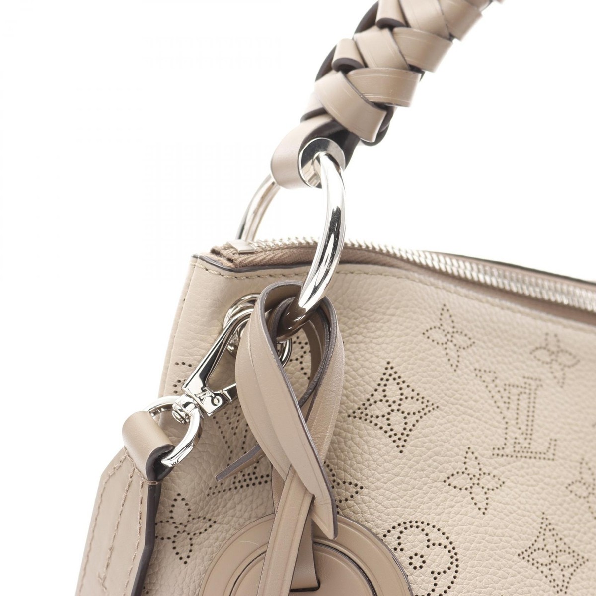 Louis Vuitton Beaubourg Hobo Bag MM Galet Gray Leather for