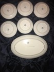 Vintage Israel Naaman Porcelain Fish Serving for 12 + Serving Platter MINT! — photo 8