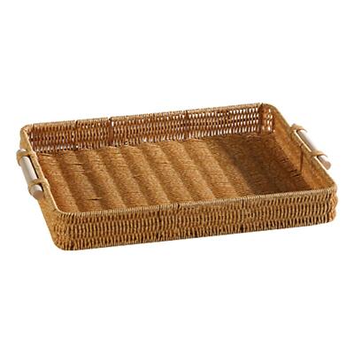 Rattan geflochten Brotkörbe Obstplatte Korb Tablett mit Griff