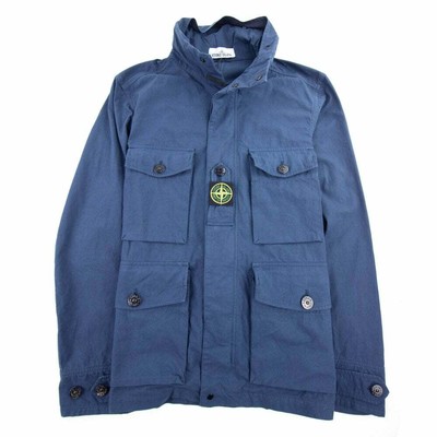 Stone Island Cotone IN Cordura Blu Field Jacket, (721541921) | eBay