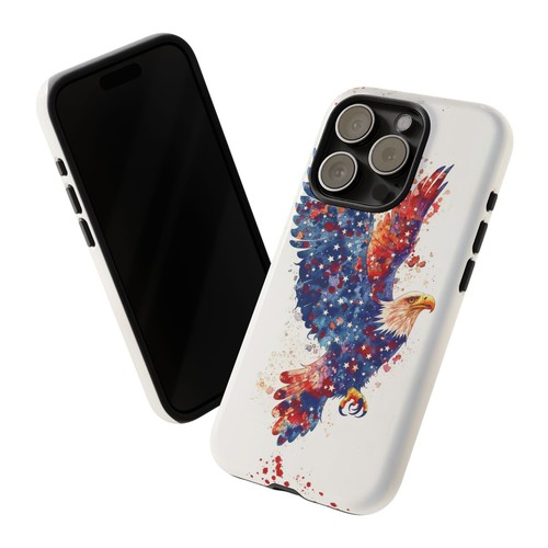 Bald Eagle USA Stars - Phone Ink Case for iPhone, Galaxy, Pixel - Picture 41 of 281