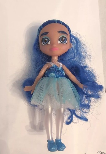 Doll Hairdorables Fantasy Rainbow Blue Hair Hairmazing Blue Skylar Free Ship 4" - Picture 3 of 5