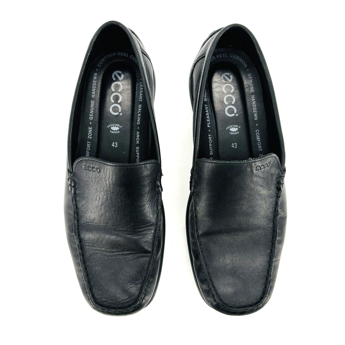 ECCO Classic Moc Loafers Black Leather Driving Shoes Men 43 US 9 9.5 Comfort Amazon.com | ECCO S Lite MOC Classic,Black,5-5.5 | Loafers  main image 4