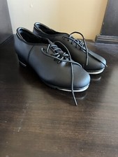 Theatricals Lace Up Black Tap Dance Shoes Style:T9500 Kids Size 7.0 Theater