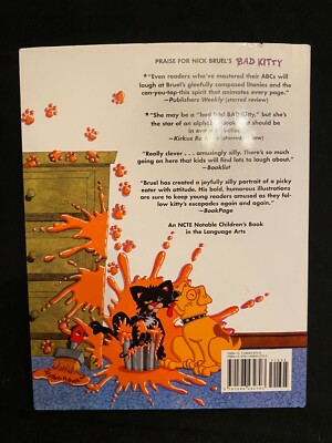 Poor Puppy and Bad Kitty by Nick Bruel Hardcover with Dust Jacket