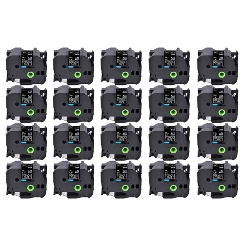 20x Cassette ruban pochoir étiqueteuse Compatible Brother STe-161 Ruban 36mm