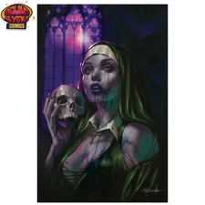 Vampirella #8 Cvr P Inc 1:10 Lucio Parrillo Ultraviolet Virgin Foc Bonus Var