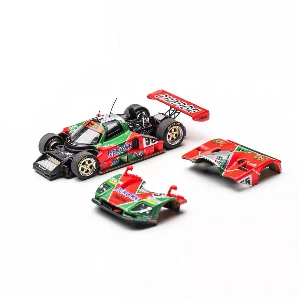 Mazda 787B ganador de Le Mans MH 1:64 modelo diecast delantero/trasero extraíble coleccionable Foto 2 de 4