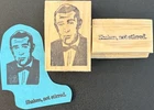 Rubber Stamp Retro James Bond 007 Sean Connery Shaken, Not Stirred