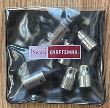 Vintage Craftsman 6 Piece Hex Bit Socket Set 38 Drive 942684 With Vinyl Pouch Vintage Craftsman 6 Piece Hex Bit Socket Set 38 Drive 942684 With Vinyl Pouch