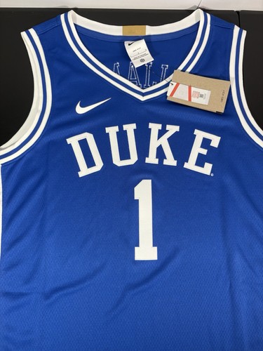 Zion Williamson Autographed Signed Duke Blue Devis Nike NCAA Jersey Beckett Coa - Picture 17 of 21