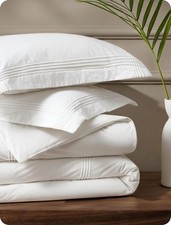 100 Cotton Percale Duvet Cover King, Luxury Hotel Duvet Cover, Rope Weave White