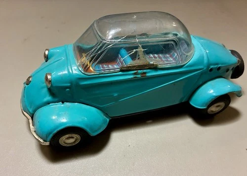 Bandai Messerschmitt Tiger Tin Friction four wheel