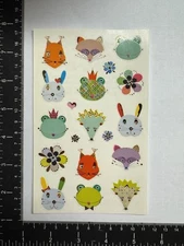 Mrs Grossman’s Turnowsky 2014 ‘Woodland Frilly Faces’ Sticker Sheet