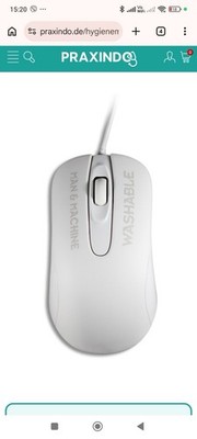 Man & Machine C Mouse washable White Hygiene Maus