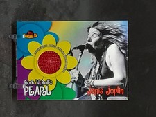 JANIS JOPLIN 2001 TOPPS AMERICAN PIE ROCK 'N ROLL DRESS RELIC QQ
